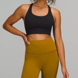 Lululemon long line black bra